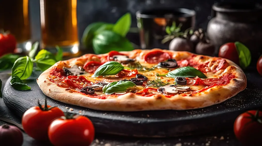 Versgebakken pizza van Dolce e Salato